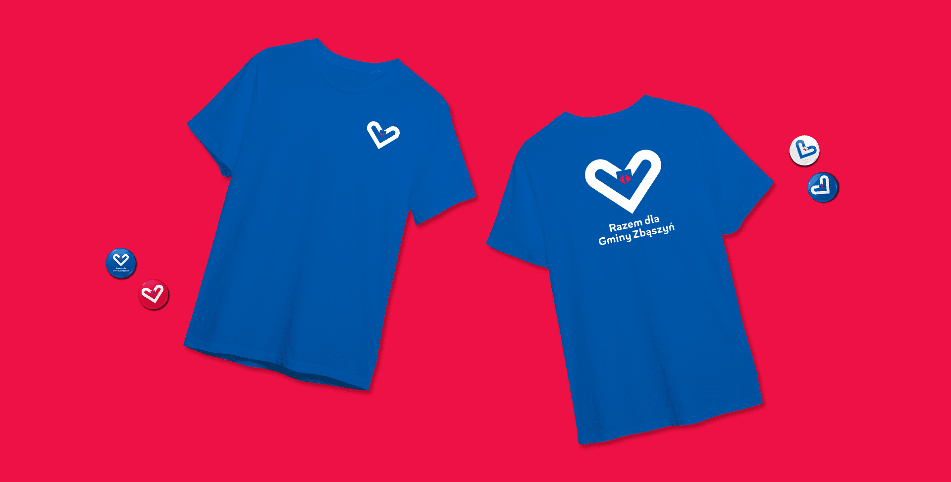 Niebieska koszulka z sercem