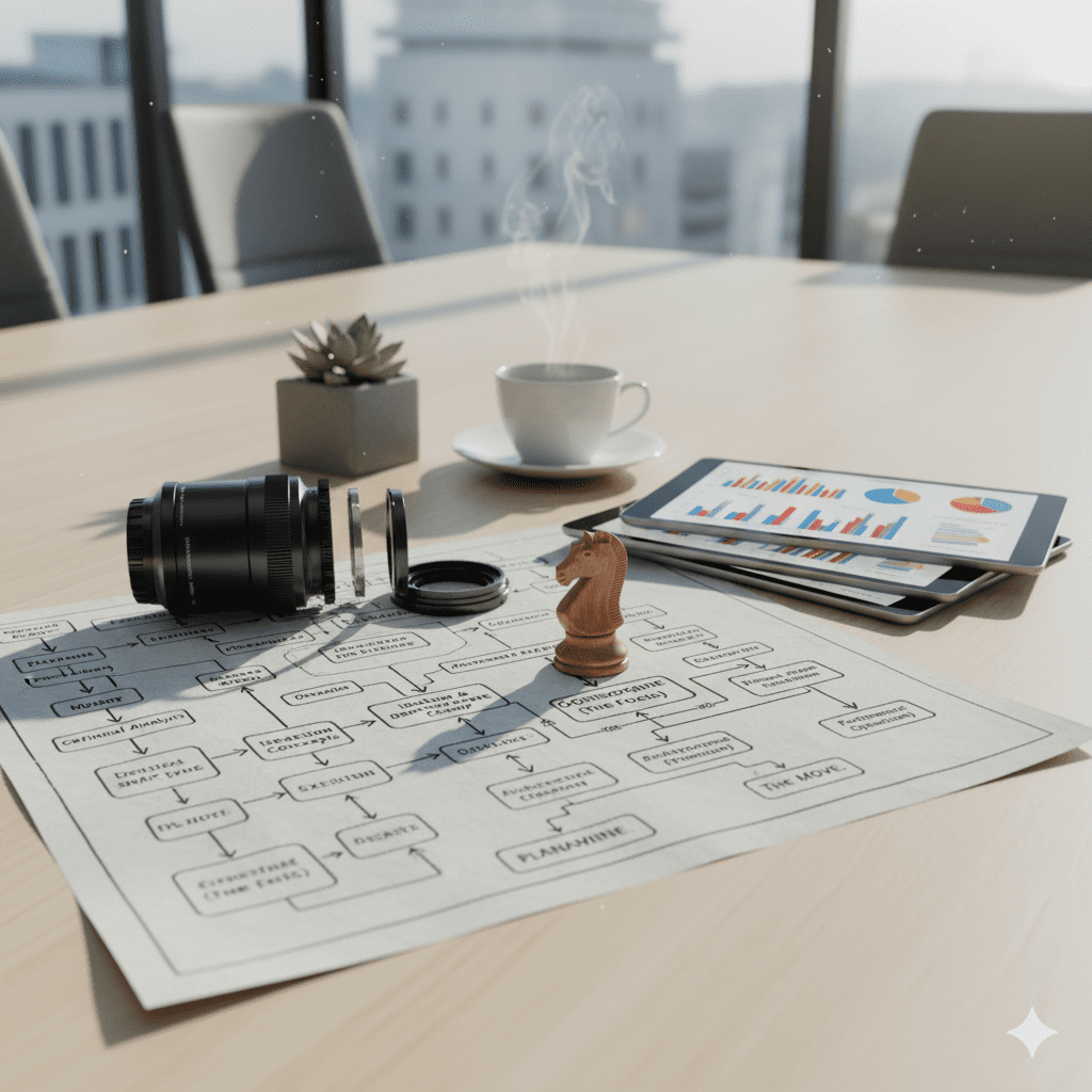 Planowanie z kawą i szachami.