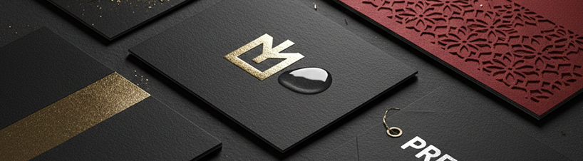 Eleganckie wzory na czarnym tle