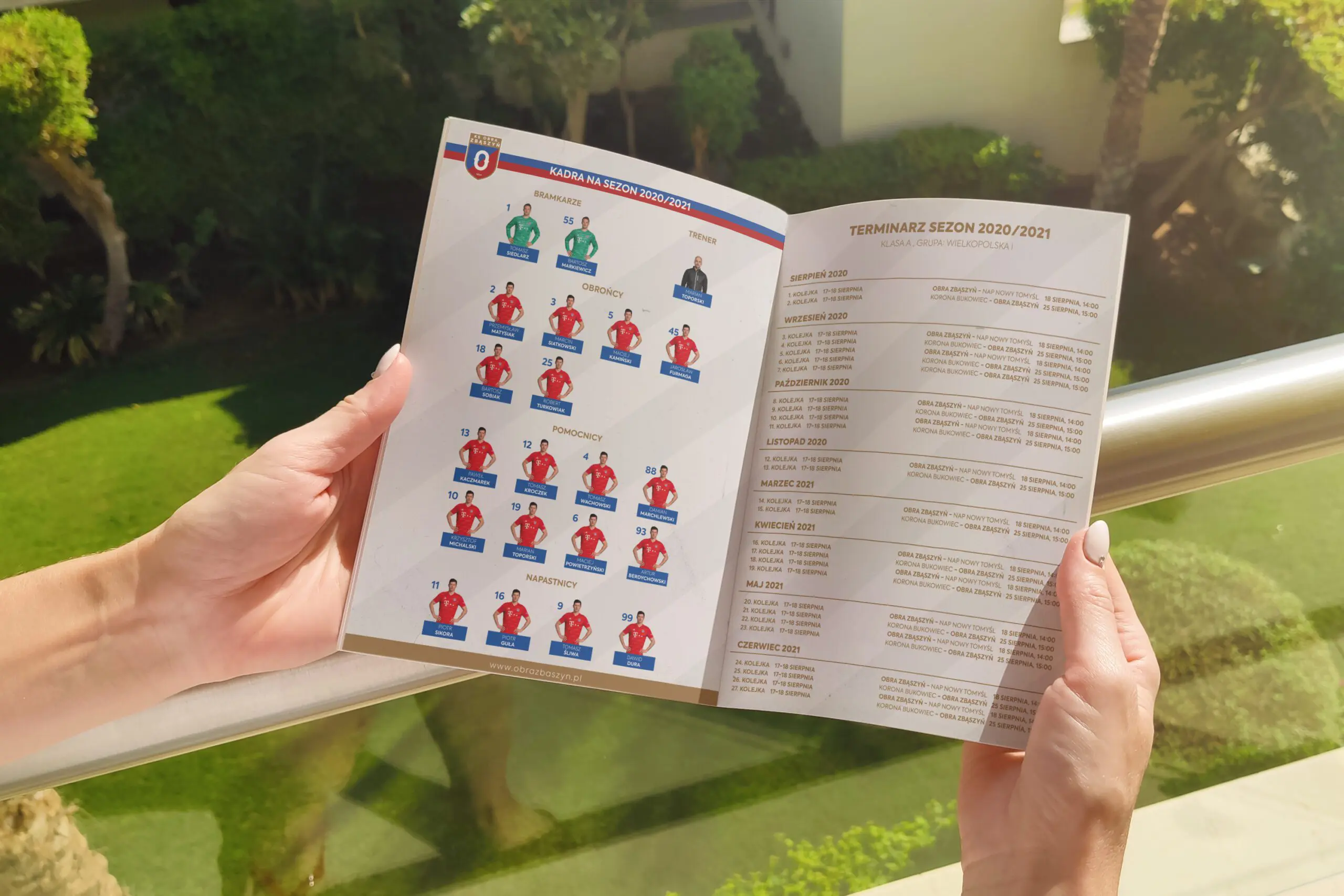 Katalog drużyny piłkarskiej na sezon