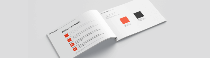 Księga znaków z kolorami i opisami.