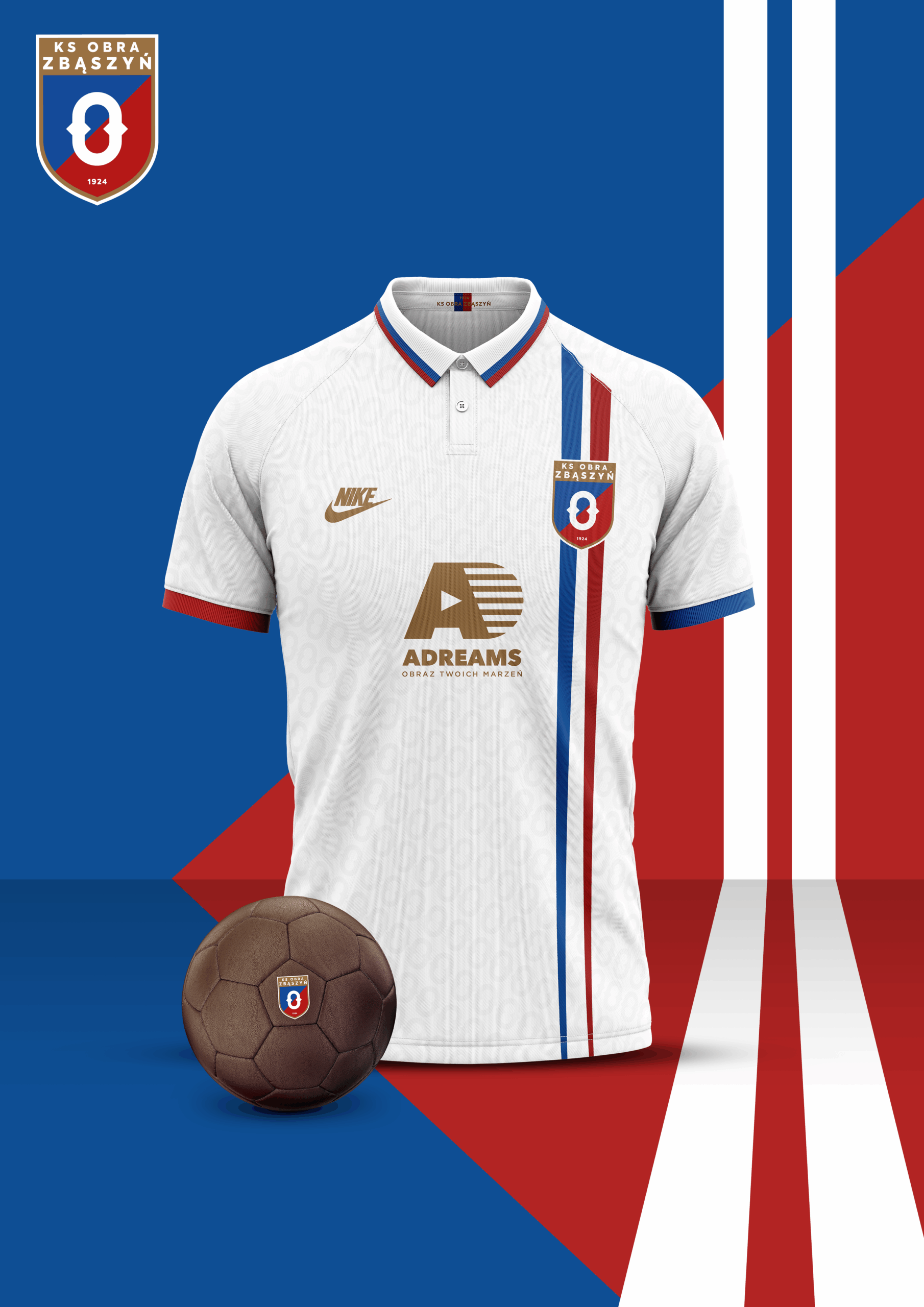 Koszulka piłkarska z logo klubu