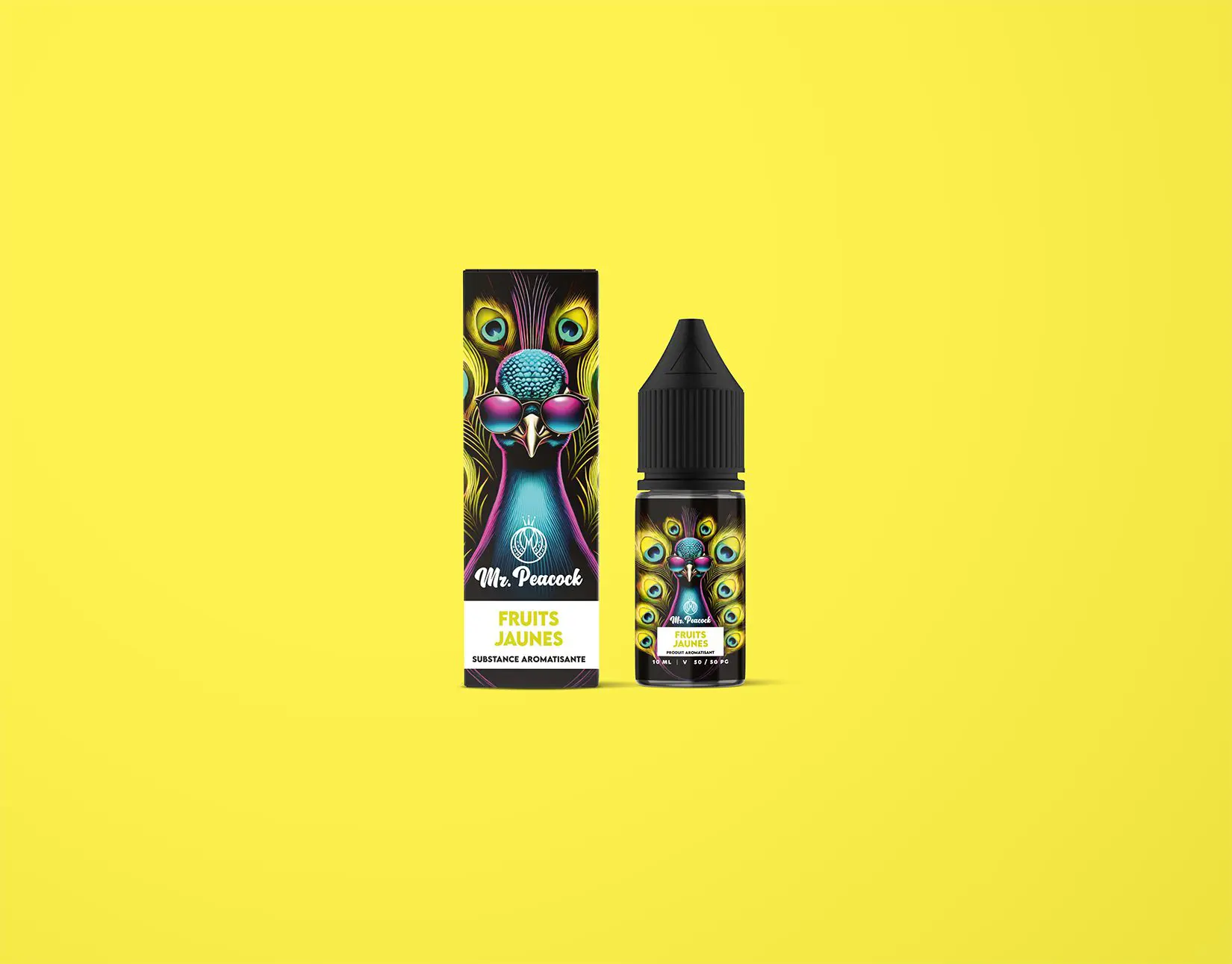 Kolorowy płyn do e-papierosa.