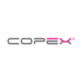 Logo firmy Copex w kolorze szarym