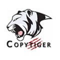 Tygrys z logo CopyTiger
