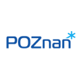 Logo miasta Poznań w niebieskim