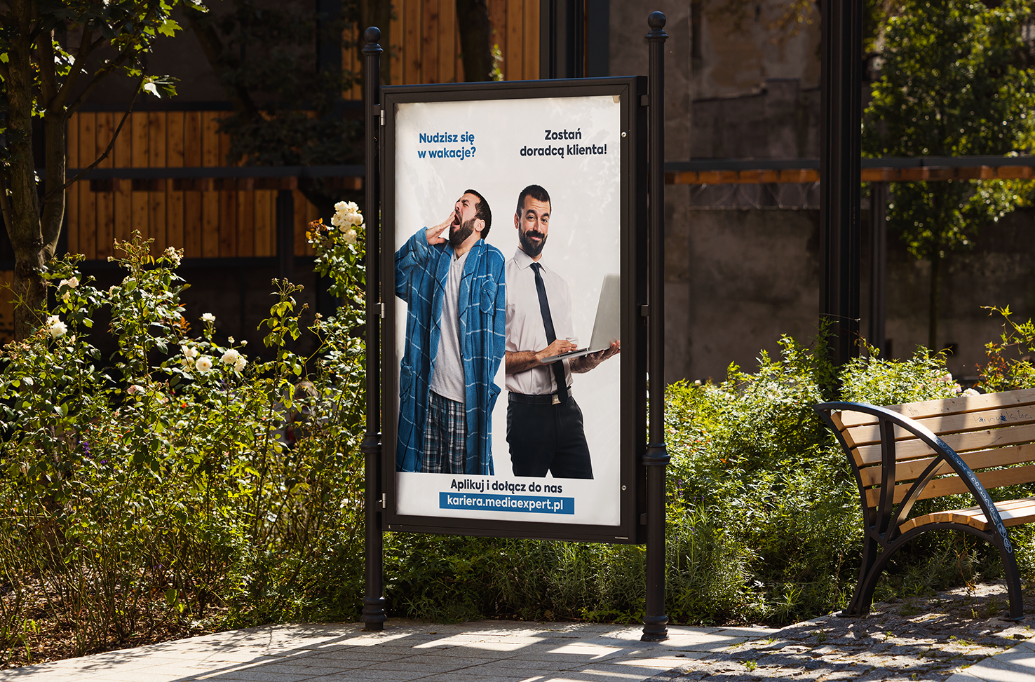 Reklama dotycząca pracy i kariery.