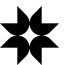 Czarny kształt na białym tle